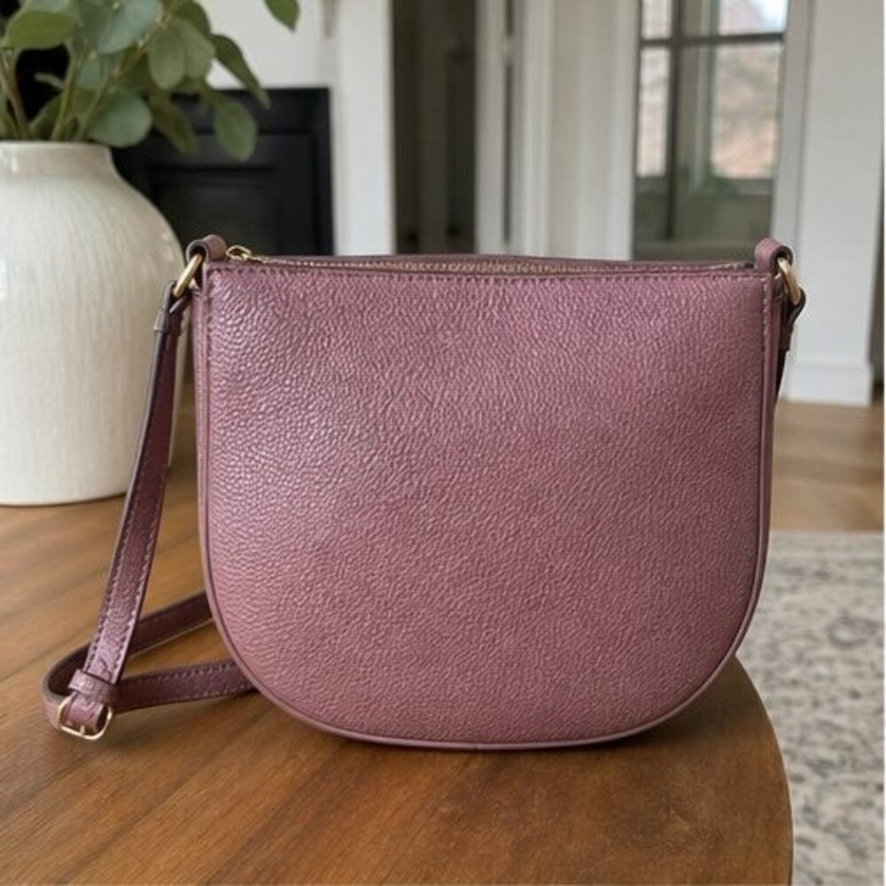 Burgundy Canvas Crossbody Bag
